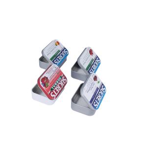 High Quality Mint Tin Box Rectangular Candy Tins Food Grade Mini Tin Case with
