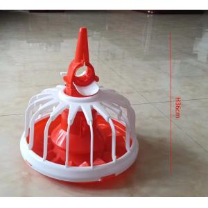 Red and white adjustable 16-cell round tray