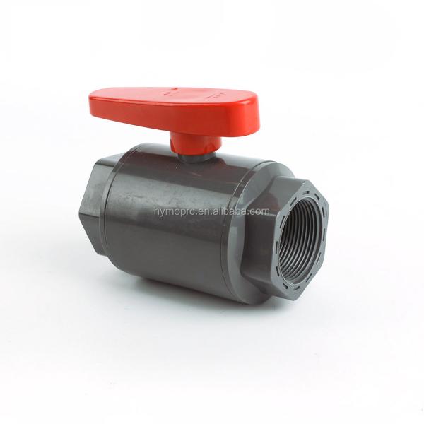 General 1/2 PVC Ball Valve with Steel Handle and 1.0MPA Pressure ASTM/DIN/ASNZ/JIS Standard