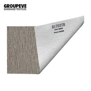 High End 100% Polyester Jacquard Motorized Roller Roman Shades Smart Semi