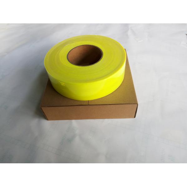 Buy 50mm*45.72m DOT-C2 Reflective Conspicuity Tape Flourescent Yellow And Green at wholesale prices