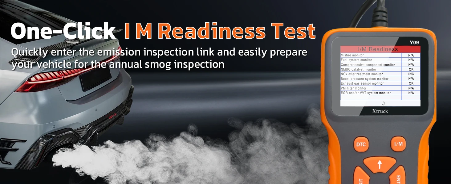 XTRUCK Y09 OBD2 Scanner Automotive Diagnostic Tool with 1 Year Warranty Nissan Consult-3 Plus and 16 Pin OBD II Port