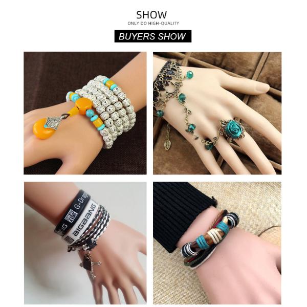 Cheap Female Black Plastic Mannequin Hand Holder Glove Ring Bracelet Jewelry Display Hands