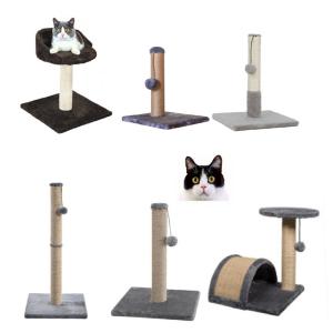 Sustainable Cat House And Scratcher ODM Fabric Cat Scratch Poles