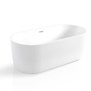 China Seamless Bonding White Acrylic Alcove Bathtub Free Standing 72x42 on sale