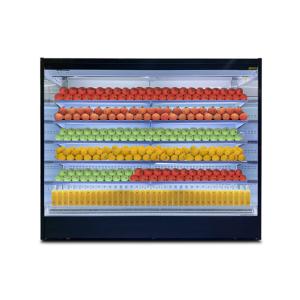 Adjustable Shelf 3600W Commercial Display Freezer Vegetable Open Display Chiller