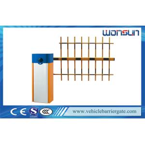 China 2mm Cold Rolled Plate Parking Barrier Gate With Clutch Device Three Fence Arm on sale