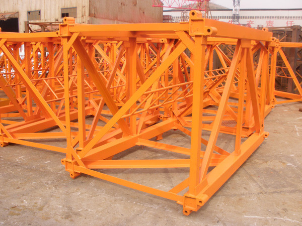 Buy square steel tube mast section for tower crane at wholesale prices