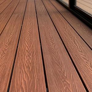 Safety 3D Composite Decking Fire Resistant Composite Backyard Deck Board