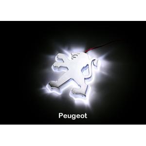 White LED Car Rear Logo Light for PEUGEOT