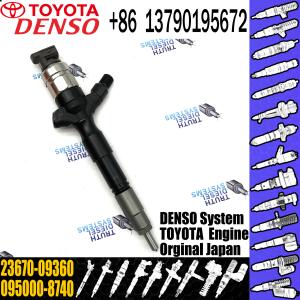 23670-09360 TOYOTA Fuel Injector 2KD Engine For DENSO Injection