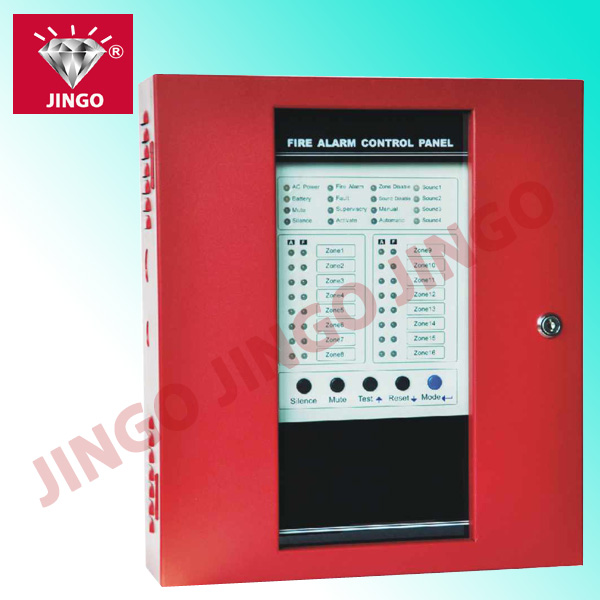 Buy 16 zones firefighting conventional alarm systems control panel DC 24V at wholesale prices