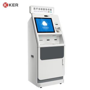 Customized 23.8 Inch Public Service Terminal Self Service Print Terminal Kiosk