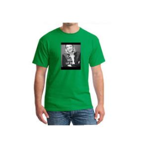 100% Cotton Election T - Shirts Double Needle Hem 2 / 3 Large Pattern