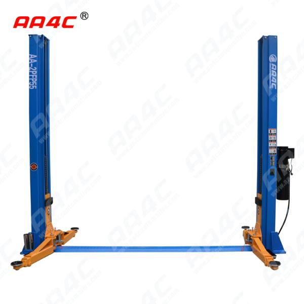 AA4C 12000lbs 5.5T hydraulic baseplate dual sides manual unlock 2 post vehicle lift AA-2PFP55