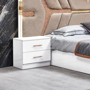 Turkish Luxury Style Wooden Frame King Size Bed Set Led Headboard Modern Classic