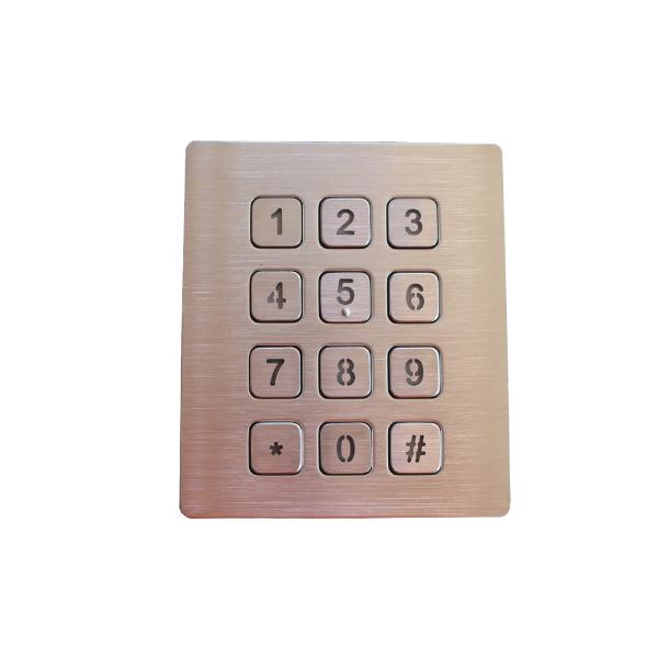 Buy Panel Mounting Backlit USB Keyboard Waterproof Illuminated With 0.45mm Stroke at wholesale prices