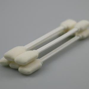 Double Rectangular Flat Sponge Head Disposable Cleanroom Foam Tip Swab