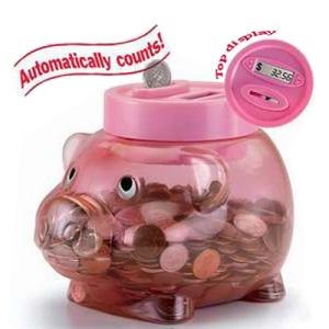 Piggy money box Voice Recordable Gifts for kids banking with customized design