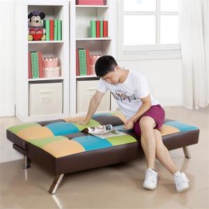 Colorful Fold Up Sleeping Sofa Bed Office , Living Room Hideaway Bed Couch 22kg