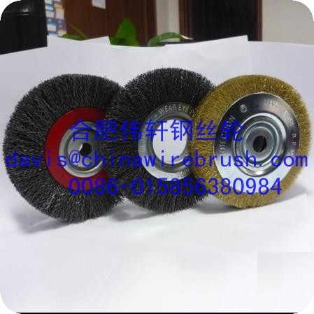 Buy Crimped wire wheel brush for machine at wholesale prices