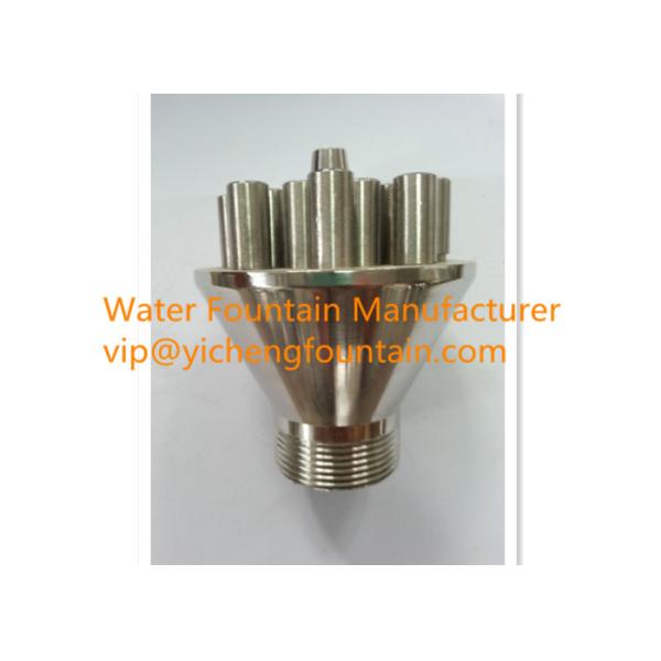 Concentration Water Fountain Nozzles Outdoor Fountain Nozzle Spray 3 - 10m Height