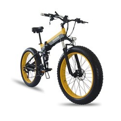 Shimano Gear Fat Tire Electric Bike Folding 70km Pedal Assist Mode 26"X4.0" Inch