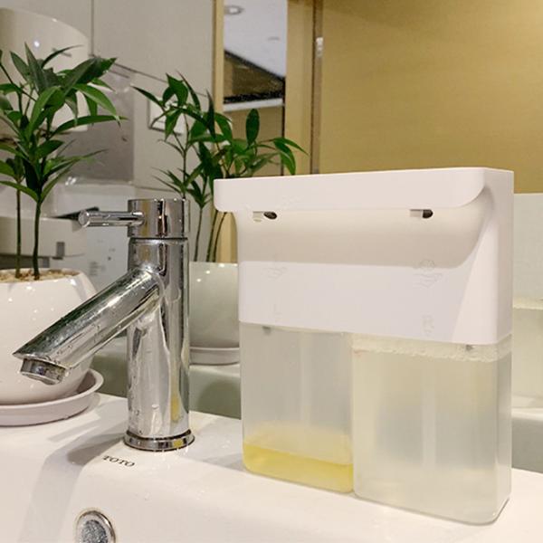 Buy White Rechargeable Sensor Soap Dispenser 600ML Polypropylene Automatic at wholesale prices