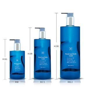 Matte Finish 200ml 300ml 350ml Shampoo Bottle With Aluminum Pump