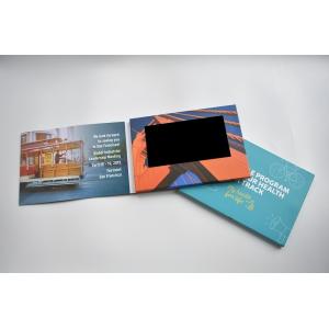 Custom Lcd Video Brochure Mailer Virtual Video Greeting Card