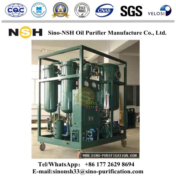 Buy Vacuum 3000L / H Turbine Oil Purifier Filtration Machine 34KW Carbon Steel at wholesale prices