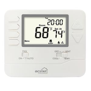 Riseem 2 heat 1 cool Non-programmable Electric or Gas Room Thermostat with