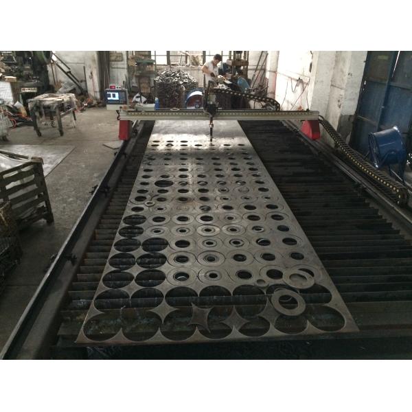 3X8m Area CNC Plasma Cutting Table With Hypertherm Plasma Power Source