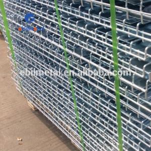 Custom Industrial Wire Mesh Shelving Powder Coated Stainless Supermarket Store
