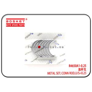 R4650A1-0.25 R4650A10.25 U/S=0.25 Connecting Rod Metal Set For ISUZU 4JA1 4JB1