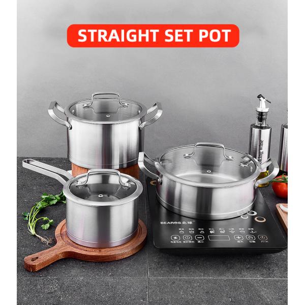 New Arrival Stainless Steel Kitchen Cookware Sets Pots And Pans Saucepan Pot Set Cookware Set Cooking