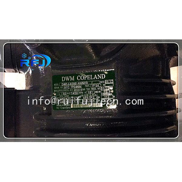 Buy R22 Copeland Compressor D8sj-6000 Refrigeration Compressor Suppliers at wholesale prices