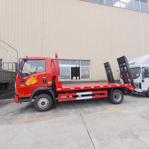 High Tensile Steel 3-5tons Flat Bed Tow Truck Optional Crane 4x2 Drivng type