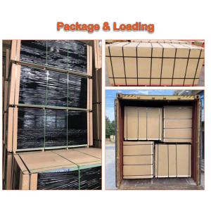 HDF Prelaminated Mdf Board 18mm White Melamine Faced MDF Sheet