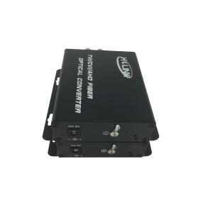 1080p HD1 Channel AHD Fiber Converter for HD AHD CVI TVI camera optical audio