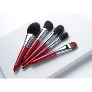 14pcs Wood Handle Synthetic Makeup Brushes Set With Copper Ferrule