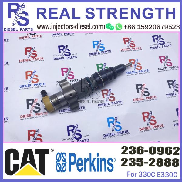 Diesel Engine Fuel InjectorExcavator Accessories Diesel Motor Parts 236-0962 235-2888 for Caterpillar CAT 12H 330C 637D