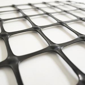 Plastic Mesh Grid Biaxial Geogrid Made Of Polypropylene (PP) For Soil Stabilizer