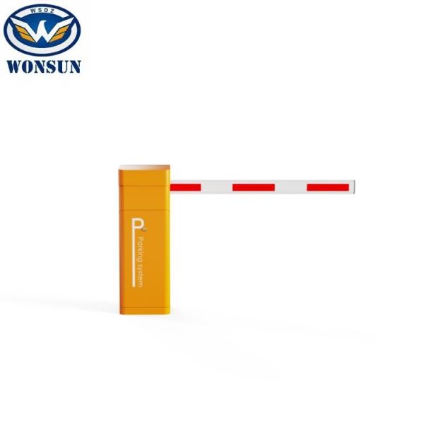 Speed Adjustable Traffic Barrier Gate 24V DC Brushless Motor Car Park Barrier With 6m Arm
