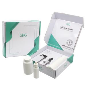 Quality Custom Shampoo Box Packaging Dropper Bottle Shipping Boxes With Insert for sale