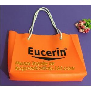 China manufacturer new arrive customized clear pvc handle bag,Portable Knotted