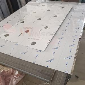 Rose Gold PVD Coating Mirror Finish Middle Size Water Ripple Embossed Steel