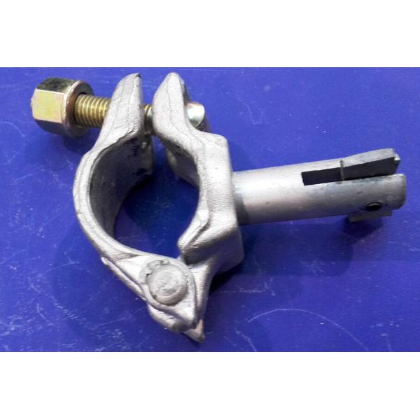 Original , silver HDG , Galvanized Scaffold Single Coupler with welded bolt