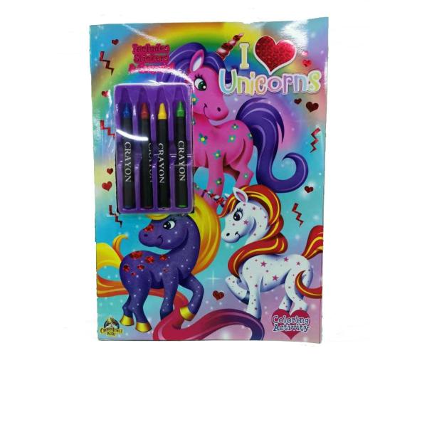 Buy Activity Book Children Drawing Colouring Books Printing With Crayon For Children at wholesale prices