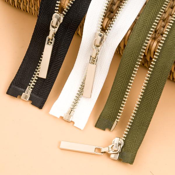 custom zip pull zipper with logo rainbow zipper slider